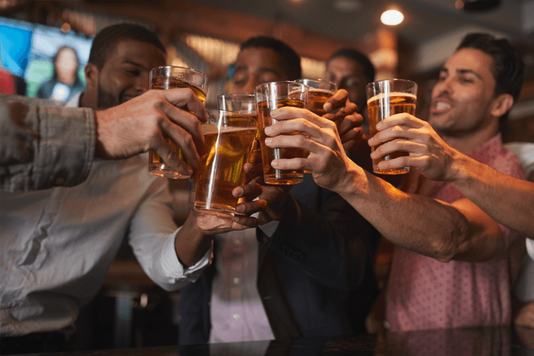 a bachelor party celebration